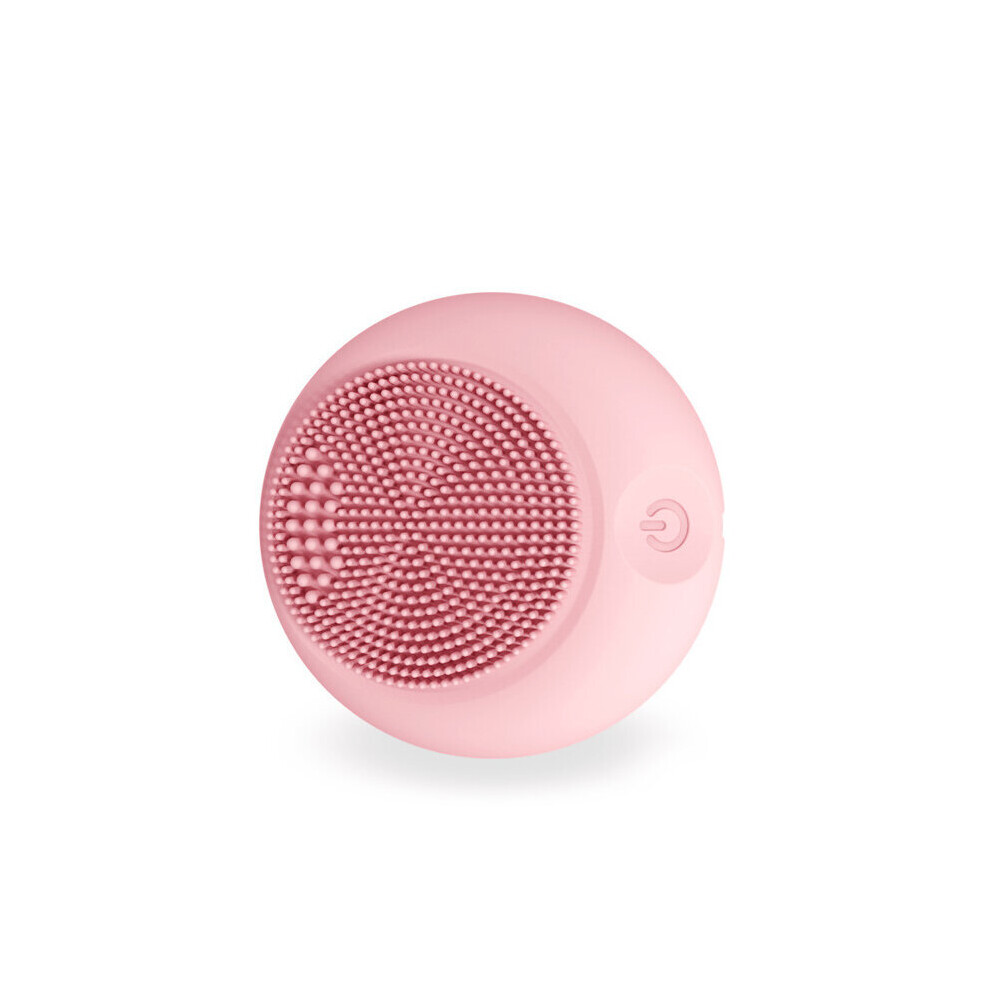 Electric Mini Facial Cleansing Brush Waterproof Face Cleanser Silicone Deep Pore Cleaning Device Vibration Skin Care Massage Beauty Machine