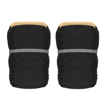 Winter Warm Mittens Pram Pushchair Gloves Relflective Hand Muff Waterproof Stroller Glove BEIGE COLOR