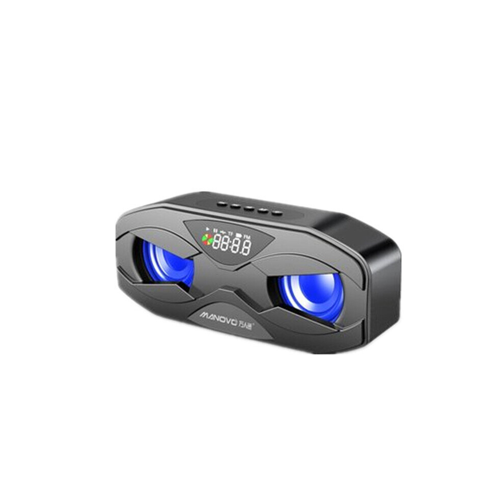 M5 Wireless Bluetooth 5.0 Speaker Heavy Bass Led Display Fm Radio Handsfree Tf Card Usb Play Speaker With Mic 6441594710151
