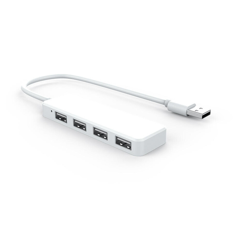 S18 4 In 1 Usb 2.0 Data Hub With 4 Port Usb 2.0 For Tablet Laptop White 7082497864627