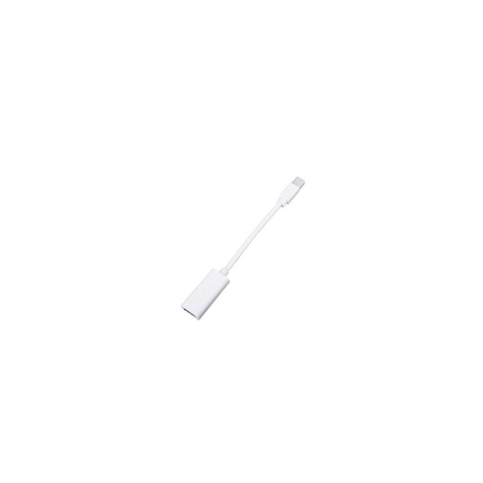 Thunderbolt Display Port To High Definition Multimedia Interface Cable Converter Male To Female Video Cable White 840079128850