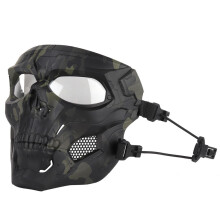 Halloween Mask Party Game Skull Tactical Fast Helmet Paintball Airsoft Camouflage
