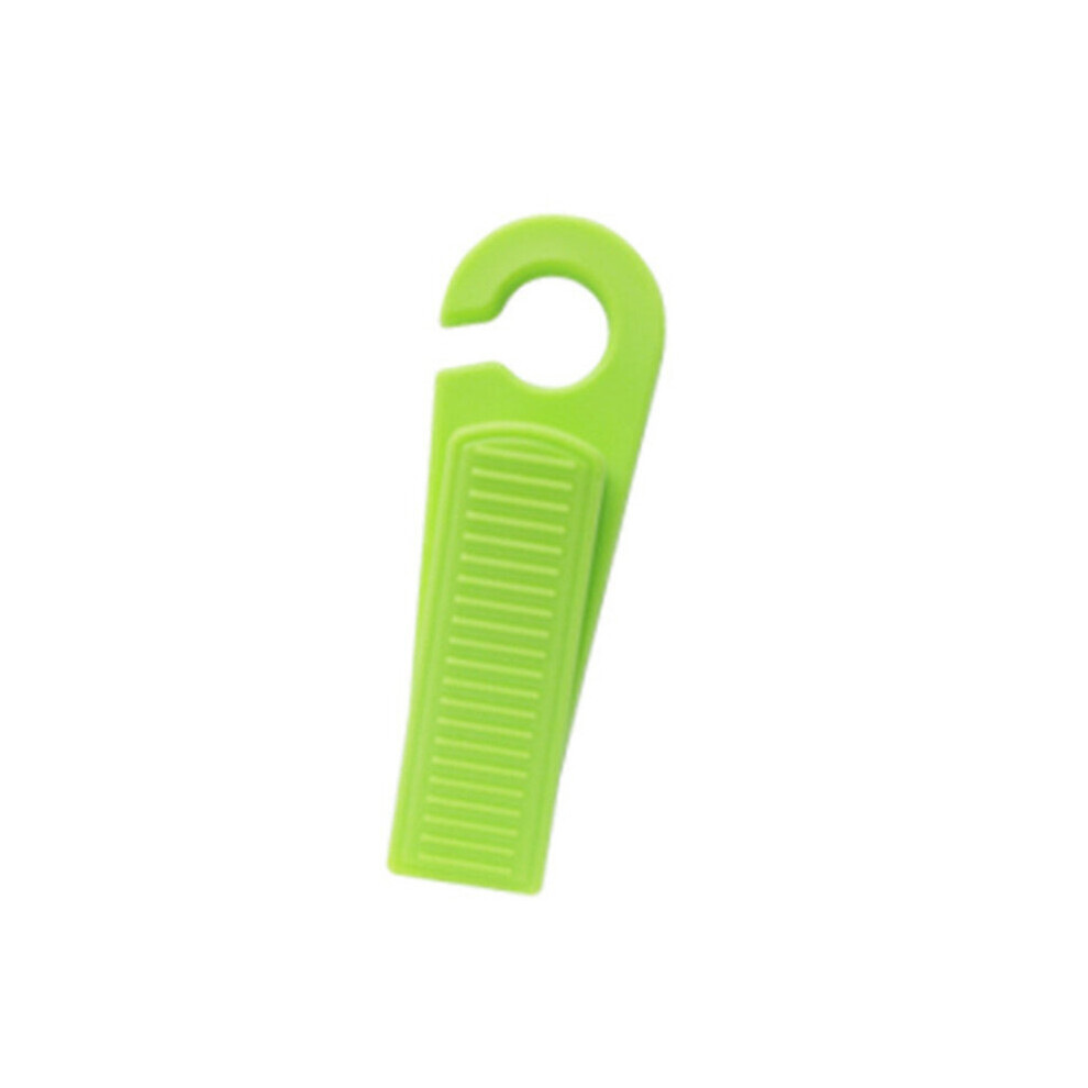 10Pcs Child Finger Protector Hand Anti-Pinch Security Door Protector Pinch Guard Plug Stopper With Hook Color Green