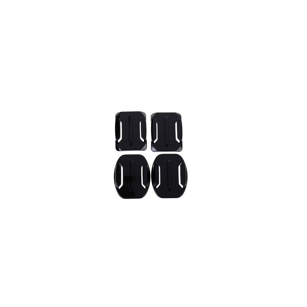 4Set Flat Mounts+Curved Mounts With Adhesive Pads For Sj4000 Gopro 840079318992