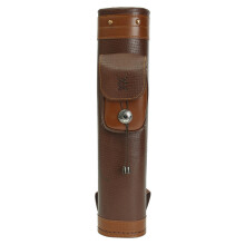 Traditional Three-point Back-Style Quiver Leather Arrow Bow Hunting Pouch Belt Bag Container