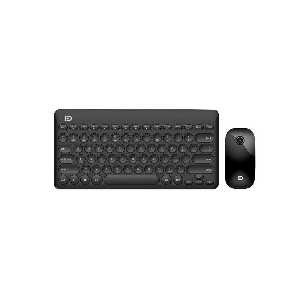 Ik6620 2.4Ghz Wireless Silent Keyboard & Mouse Set 79 Keys Keyboard 1500Dpi Wireless Mouse With Usb Receiver 840079128119