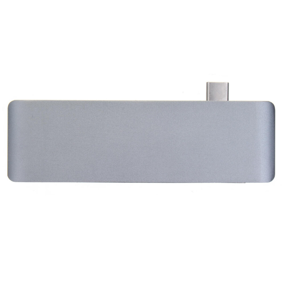 Multifunction Usb Hub Type-C To Type-C Usb 3.0 2Ports Tf Sd Card Reader For Laptop Pc Gray 4151093617432