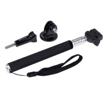 PU55 Extendable Handheld Selfie Stick Monopod for Action Sport Camera