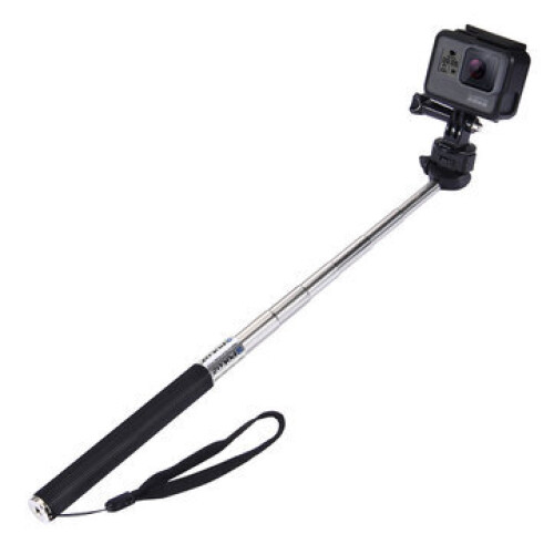 PU55 Extendable Handheld Selfie Stick Monopod for Action Sport Camera 2