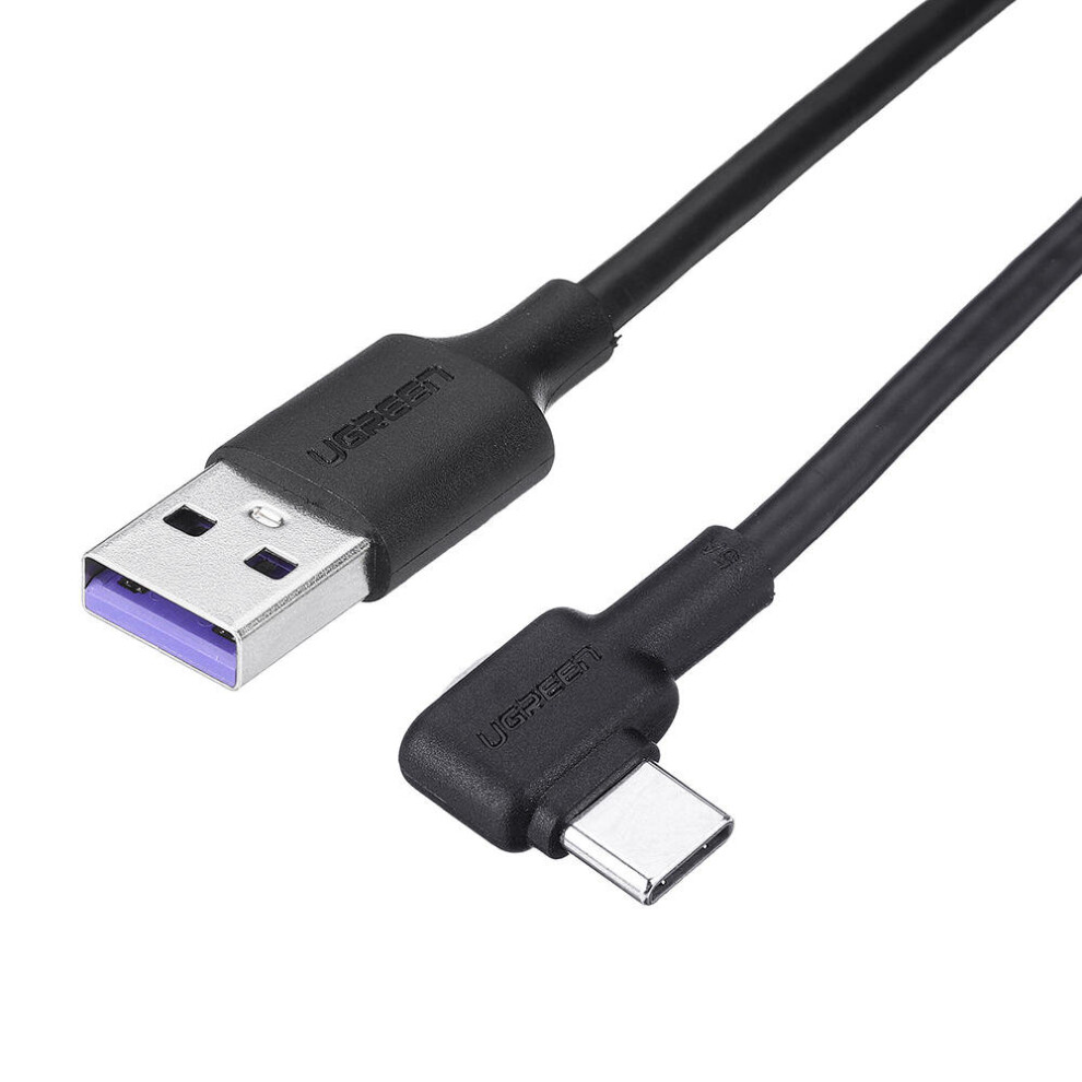 Us307 90 Degree Type C 5A Fast Charge Data Cable For Tablet Smartphone 1.5M 4151093643912