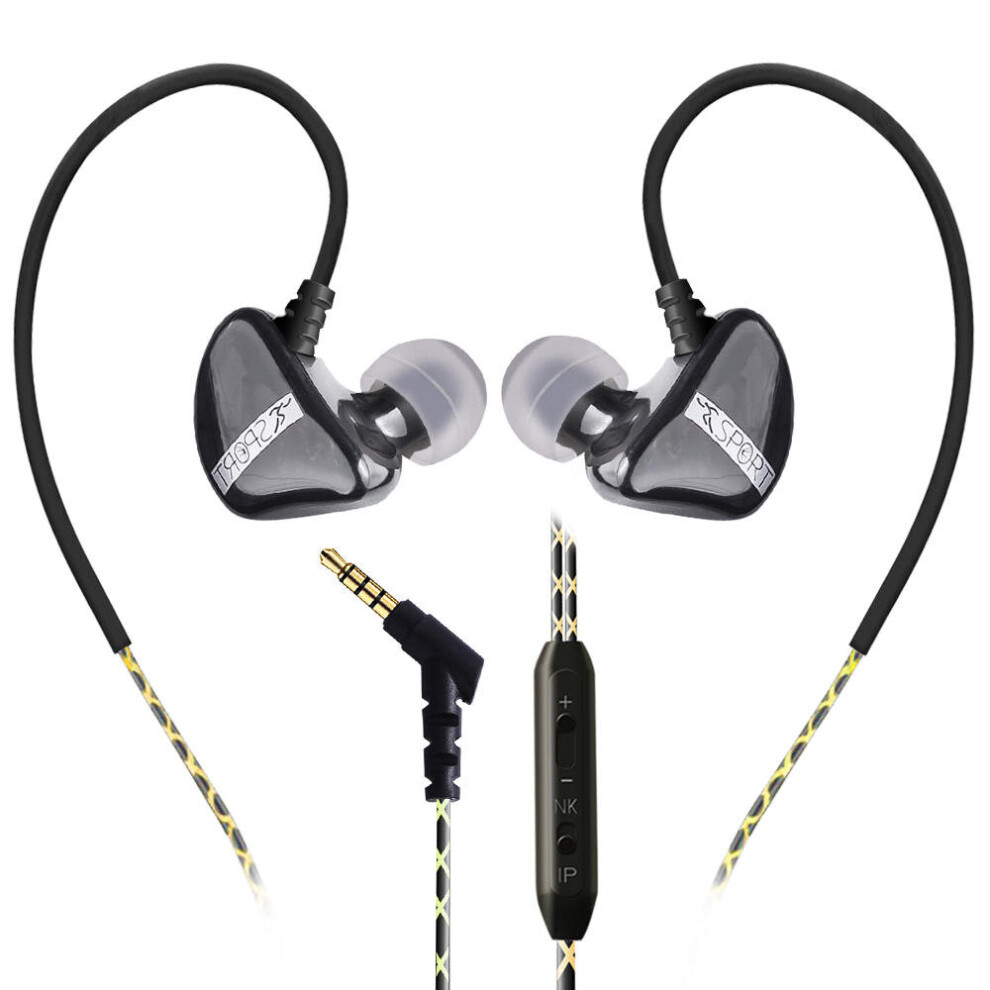Subwoofer Bass Sports In-Ear Earphone Wire Control Earphone Clear 4151093656844