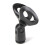2 Pcs Universal Plastic Microphone Clip Clamp Holder Flexible Rubberized Stand Bracket for Wired Wireless Microphone 5