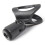 2 Pcs Universal Plastic Microphone Clip Clamp Holder Flexible Rubberized Stand Bracket for Wired Wireless Microphone 2