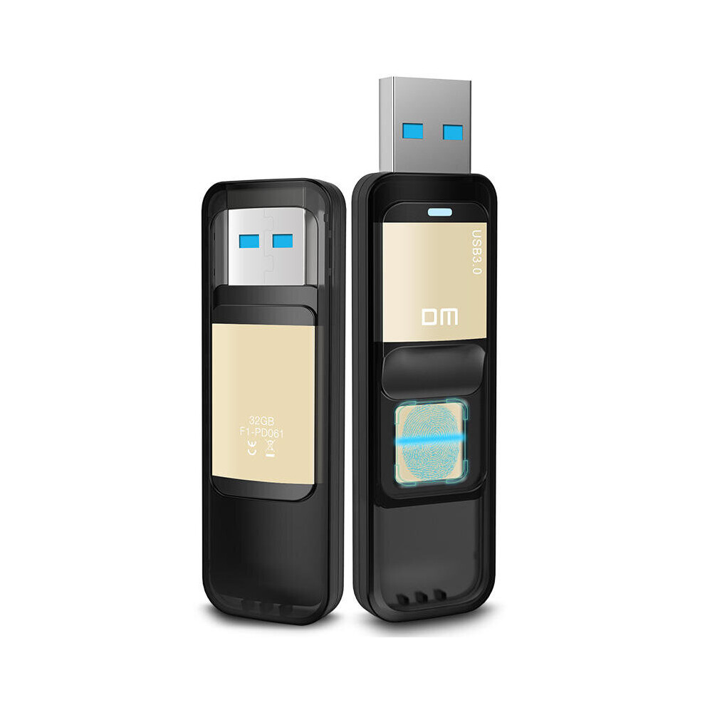 Pd061 Usb 3.0 Fingerprint Encryption U Disk Storage Device Flash Drive Pen Drive 64G 4151093617302