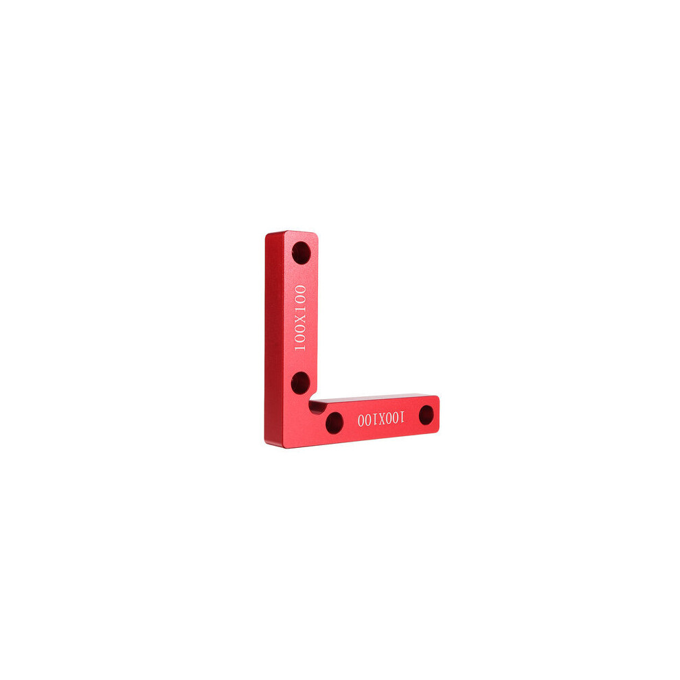 Aluminium Alloy 90 Degree 100X100mm Precision Clamping Square Woodworking Machinist Square Positioning Right Angle Clamping Measure 840079357007
