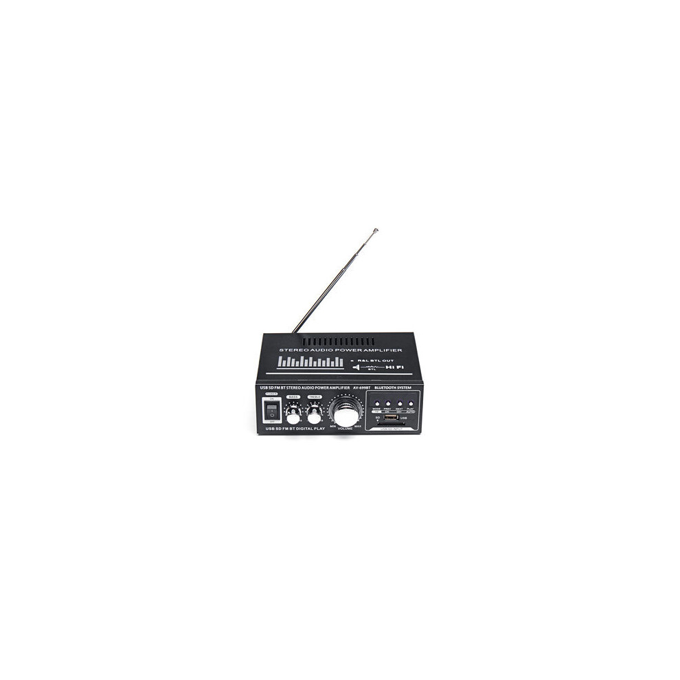360W 110V/12V Bluetooth Audio Stereo Fm 2Ch Amplifier Car Home Usb Sd Mp3 Us 4151093677696