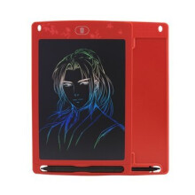 DZ0070 8.5 Inch LCD Writing Tablet Digital Handwriting Pad Art Colorful Drawing Board Ultra Thin Electronic Touch Pads Toys for Kids RED
