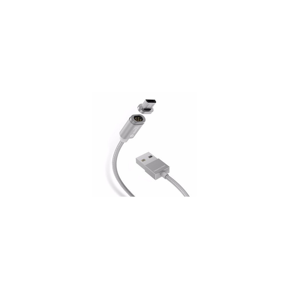 Original Mini2 3.3Ft/1M Magnetic Adsorption Led Nylon Braided Wire Micro Usb Cable 4191026563702