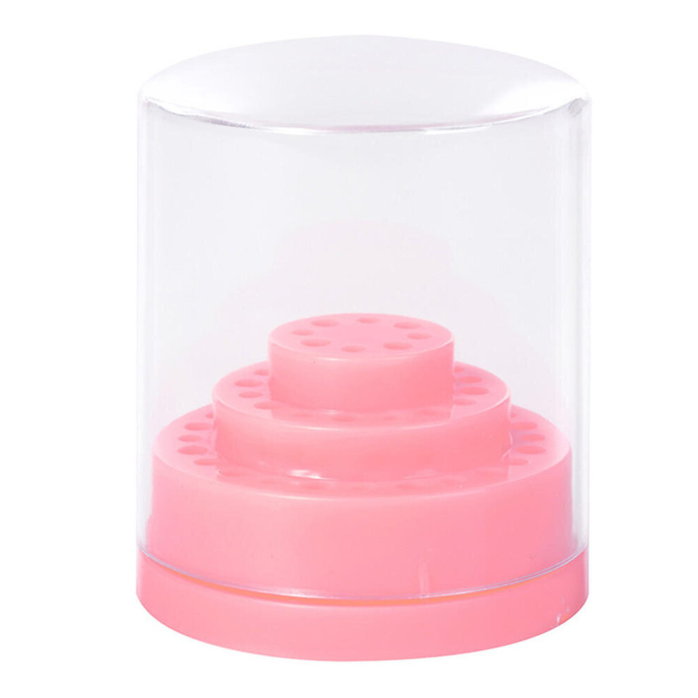 3Pcs 48 Holes Nail Drill Bits Holder Stand Displayer Organizer Nail Art Manicure Box 840079083463