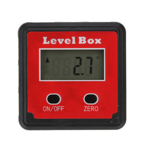 2-key Mini Precision Digital Inclinometer Level Box Protractor Angle ...