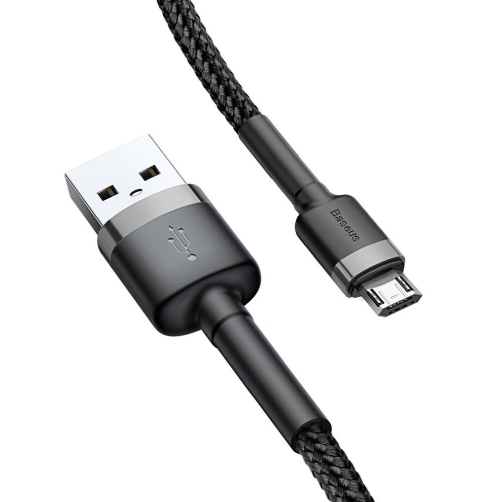 2A Micro Usb Fast Charging Data Cable Black/Grey 6441594707113
