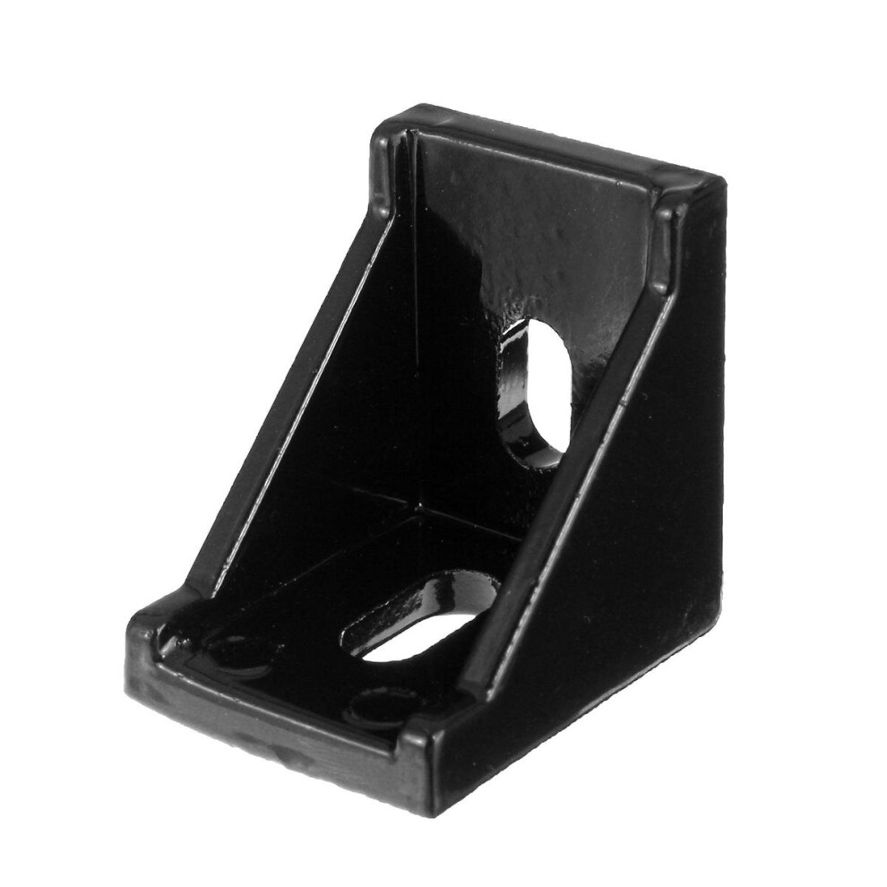 20Pcs 2028 Black Aluminium Angle Corner Joint Aluminum Extrusion 28X28mm Right Angle Bracket Furniture Fittings 840079357465