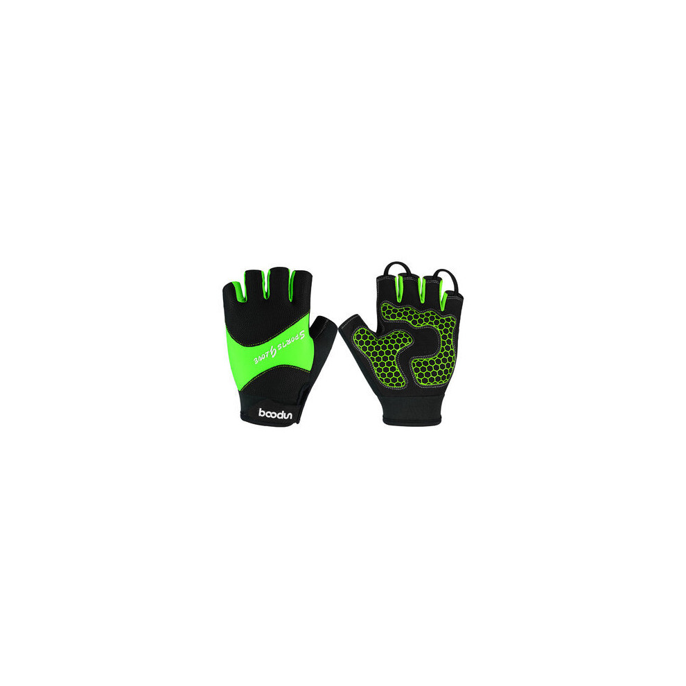 Half-Finger Riding Glove Outdoor Motorcycle Riding Cycling Protective Finger Gloves Green 7082497834651