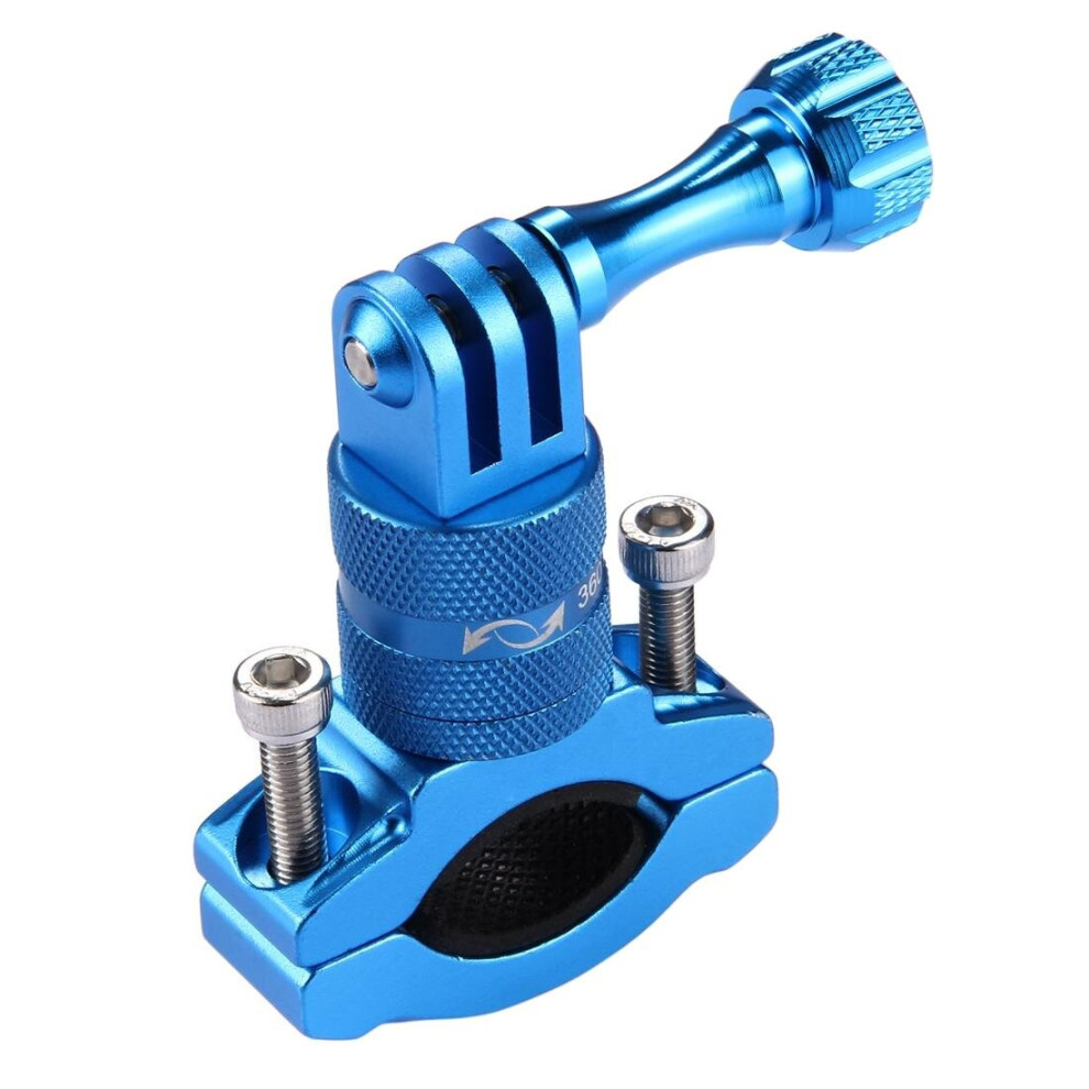 Pu223 Bicycle Aluminum Handlebar Adapter Mount Stand Holder For Action Sportscamera Blue 4151093699810