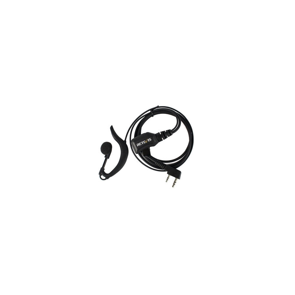 R-111 Ptt Earpiece Microphone Pu Wire Tensile For Kenwood Retevis Baofeng Tyt Radio Walkie Talkie 4151093684434