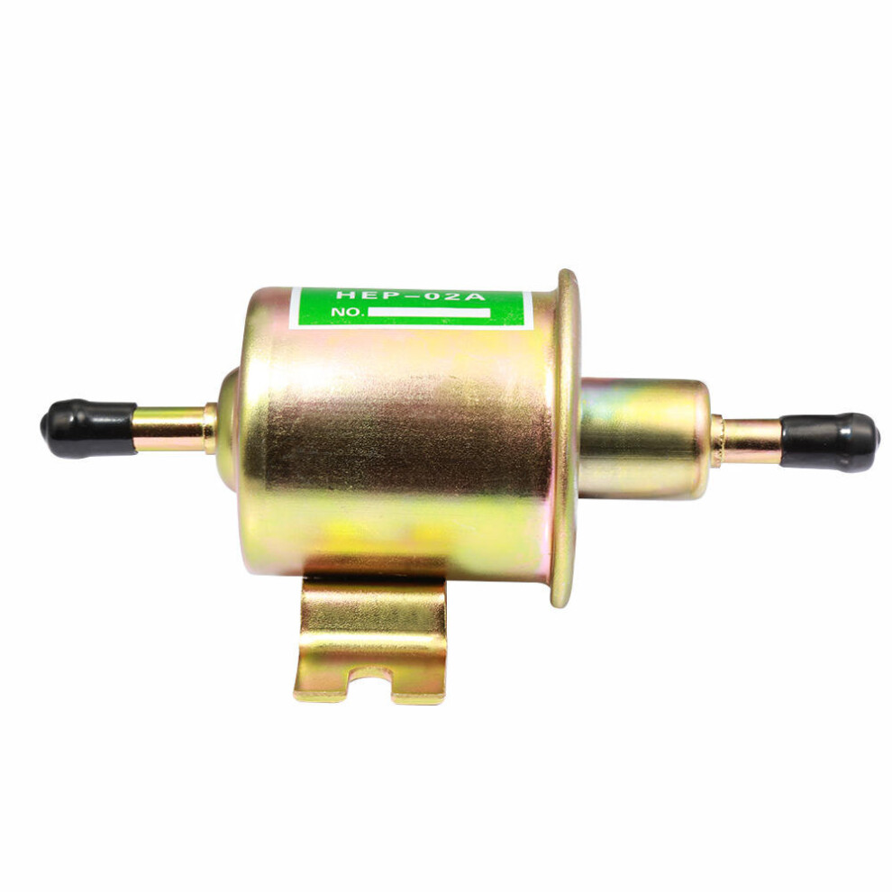 Electric Fuel Pump Low Pressure Bolt Fixing Wire Diesel Petrol Hep-02A 12V For Car Carburetor Motorcycle Atv 5202984947707