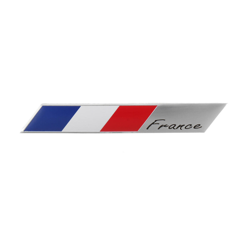 5Pcs Aluminum Car Decal Stickers Frence National Flag Fender/Trunk Emblem Badge 840079333582