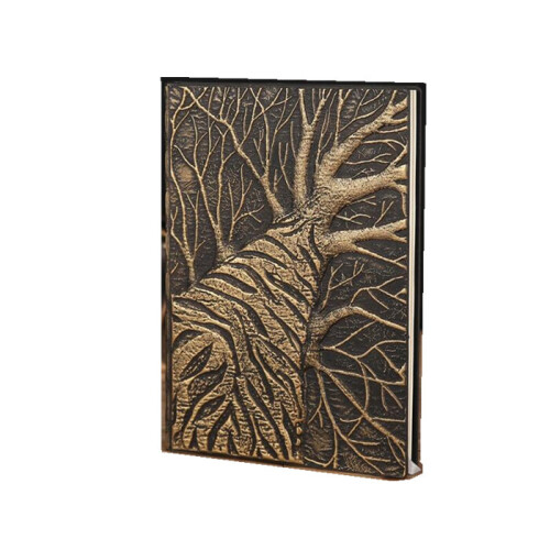 Embossed Tree Leather Travel Journal Vintage Handcraft Antique Diary Notebook