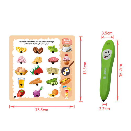Multi-functional Arabic Language Learning Reading Pen Foreign Language Learning Machine Early Education Reading Pen for Kids 2