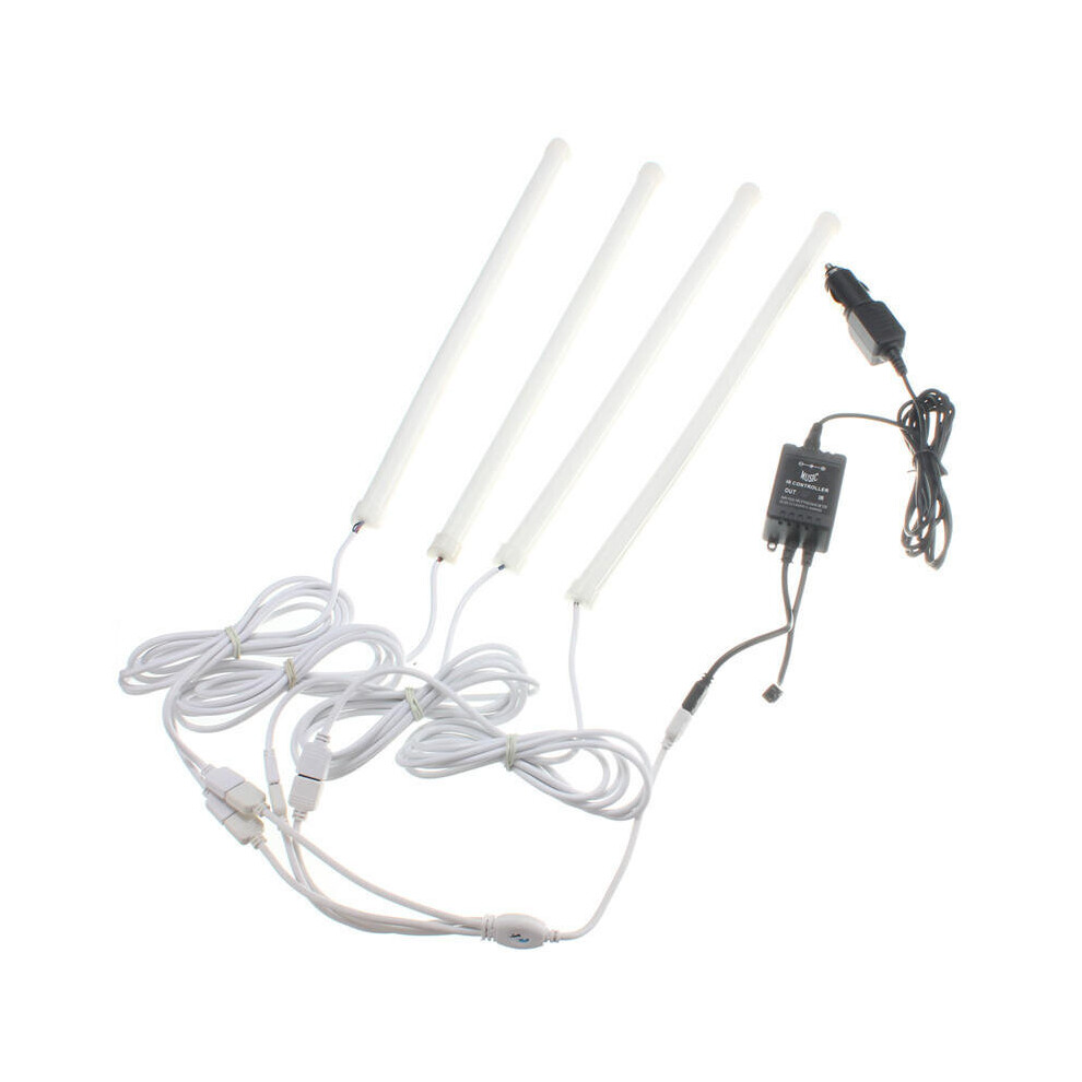 1Set 7Color Rgb Strip 5050Smd Led Lights Music Control For Car Interior Lighting Remote Control Dc12v 4191026598070