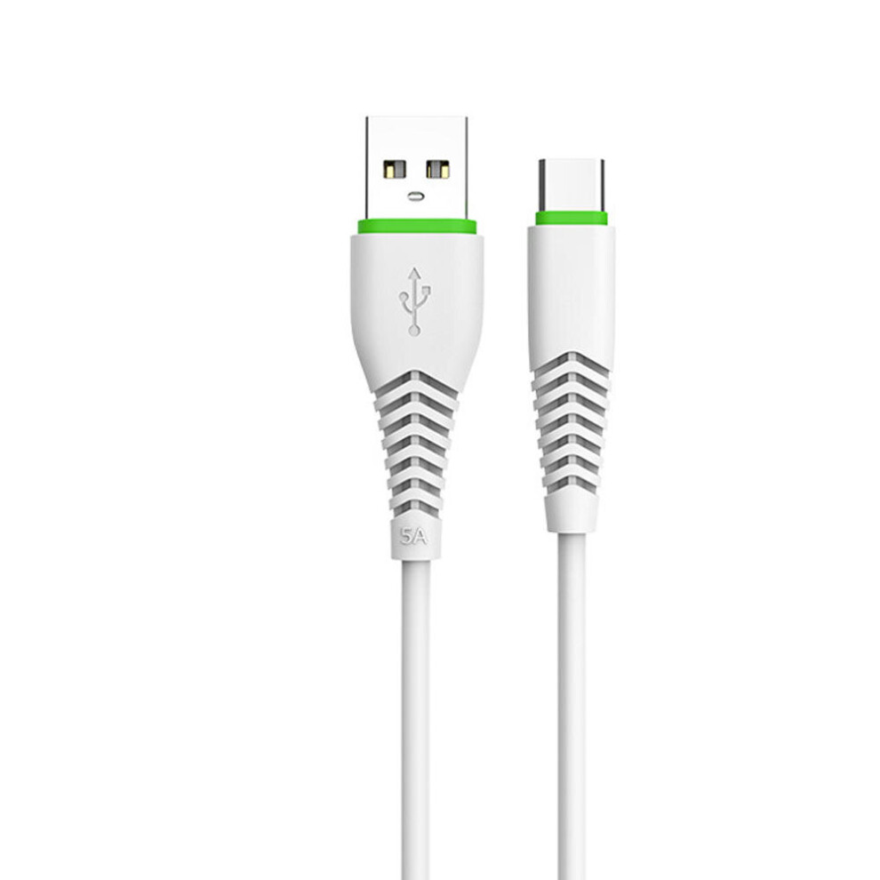 2Pcs Type C 5A Fast Charging Data Cable For Huawei P30 Pro Mate 30 Xiaomi 9Pro Redmi K20 Pro K30 Oneplus 7T Pro 4191026562910