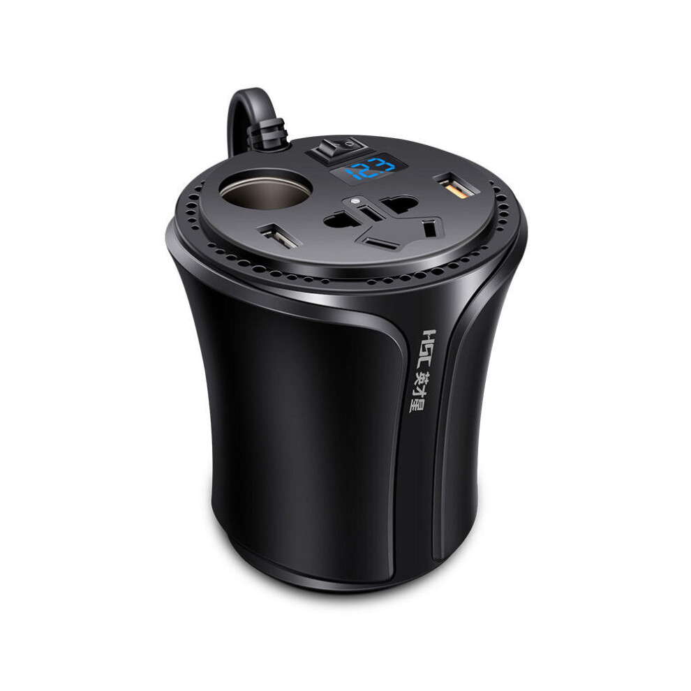 Dc 12V To Ac 220V Car Inverter Qc3.0 Port Dual Usb Car Charger 4191026517071