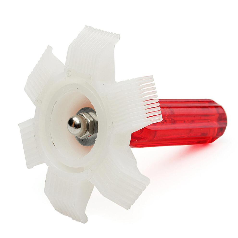 2Pcs Condenser Radiator Fin Straightener Cleaner Comb Rake Tool Air Conditioner White/Red 869692697871