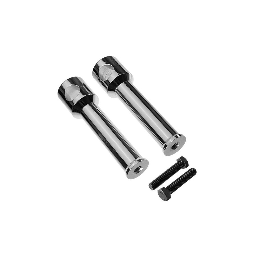 6 Inch Motorcycle Chrome Billet Handlebar Riser Set For Harley 4191026510638