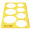3Pcs Big Circle Round Circular Drawing Template K Soft Plastic Ruler Design Drawing Board 4