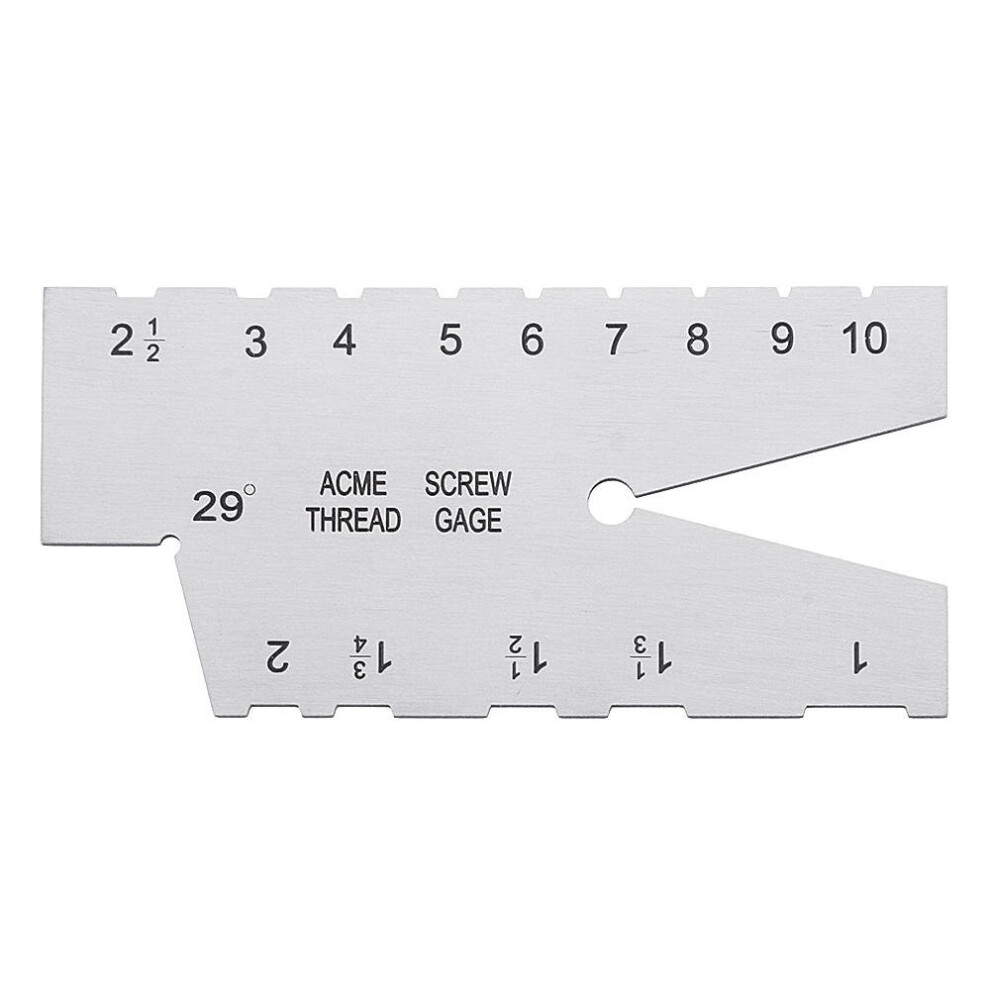 29 Degree Screw Thread Cutting Angle Gauge Metric Measuring Tool Welding Inspection Ruler 6901722575538