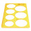 3Pcs Big Circle Round Circular Drawing Template K Soft Plastic Ruler Design Drawing Board 5