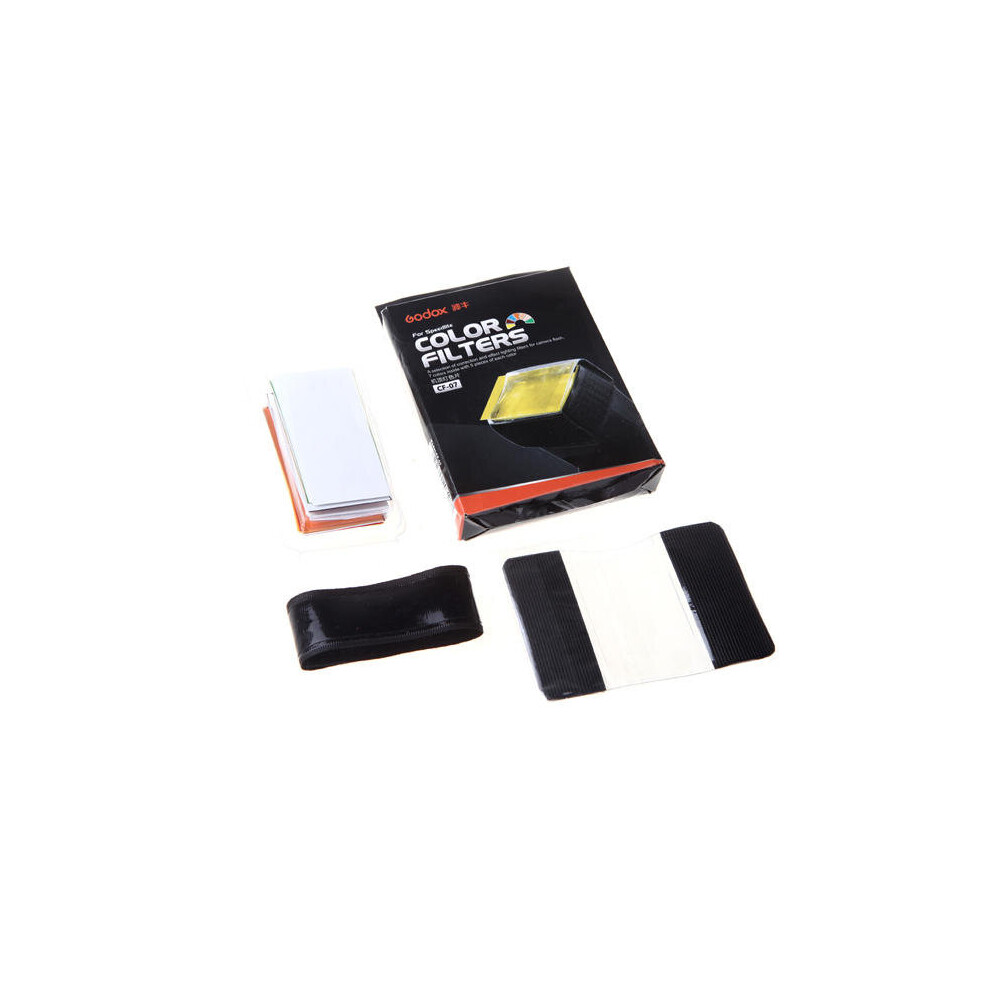 Cf-07 Universal Speedlite Color Filter Kit For Canon Nikon Pentax Godox Yongnuo Flashlight 4191026520286