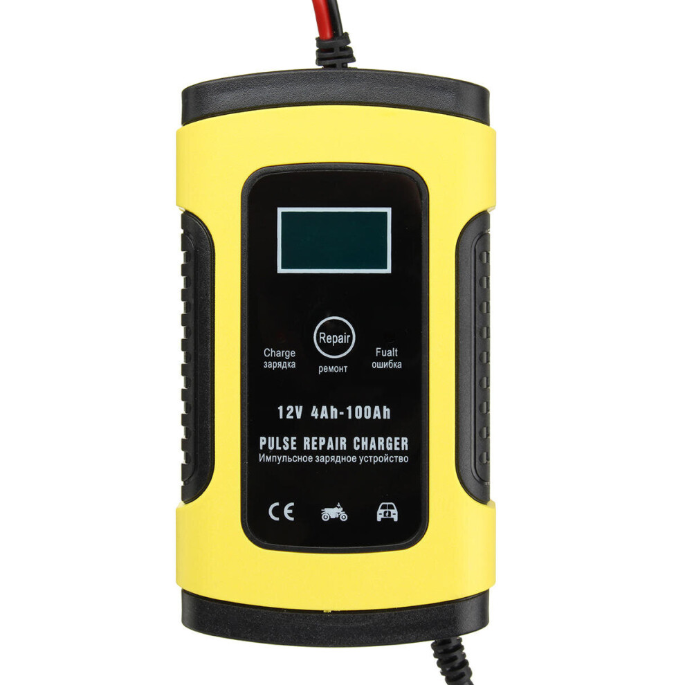 12V 5A Pulse Repair Charger With Lcd Display Battery Charger Lead Acid Agm Gel Wet Battery Charger 8651958789879