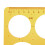 3Pcs Big Circle Round Circular Drawing Template K Soft Plastic Ruler Design Drawing Board 2