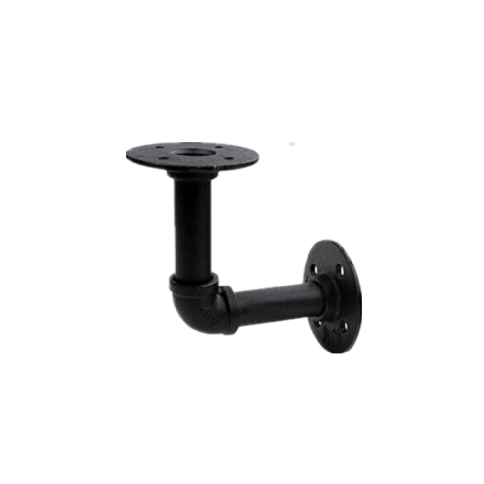Iron Shelf Support Flange Industrial Pipe Bracket 7*7Cm 840079350275