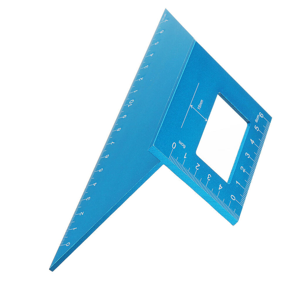 Aluminum Alloy T Ruler Woodworking Square Multifunctional Scriber 45 90 Degree Angle Ruler Angle Protractor Gauge 840079077592