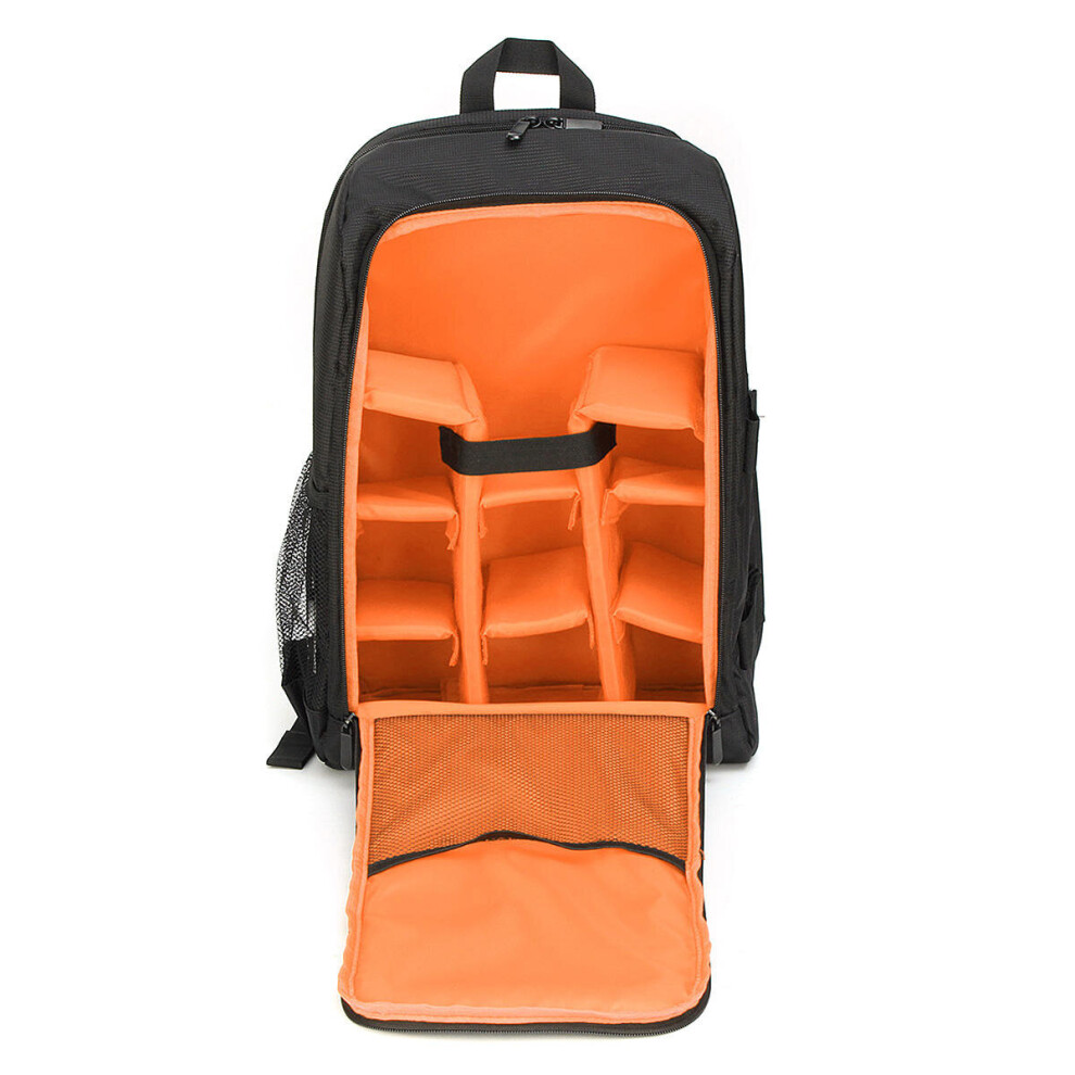 Waterproof Theftproof Large Camera Backpack Bag Case For Dslr Camera Lens Orange 4151093613427