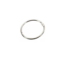24Pcs Book Binder Hinged Rings Metal Loose Leaf Keychain for Album Scrapbook