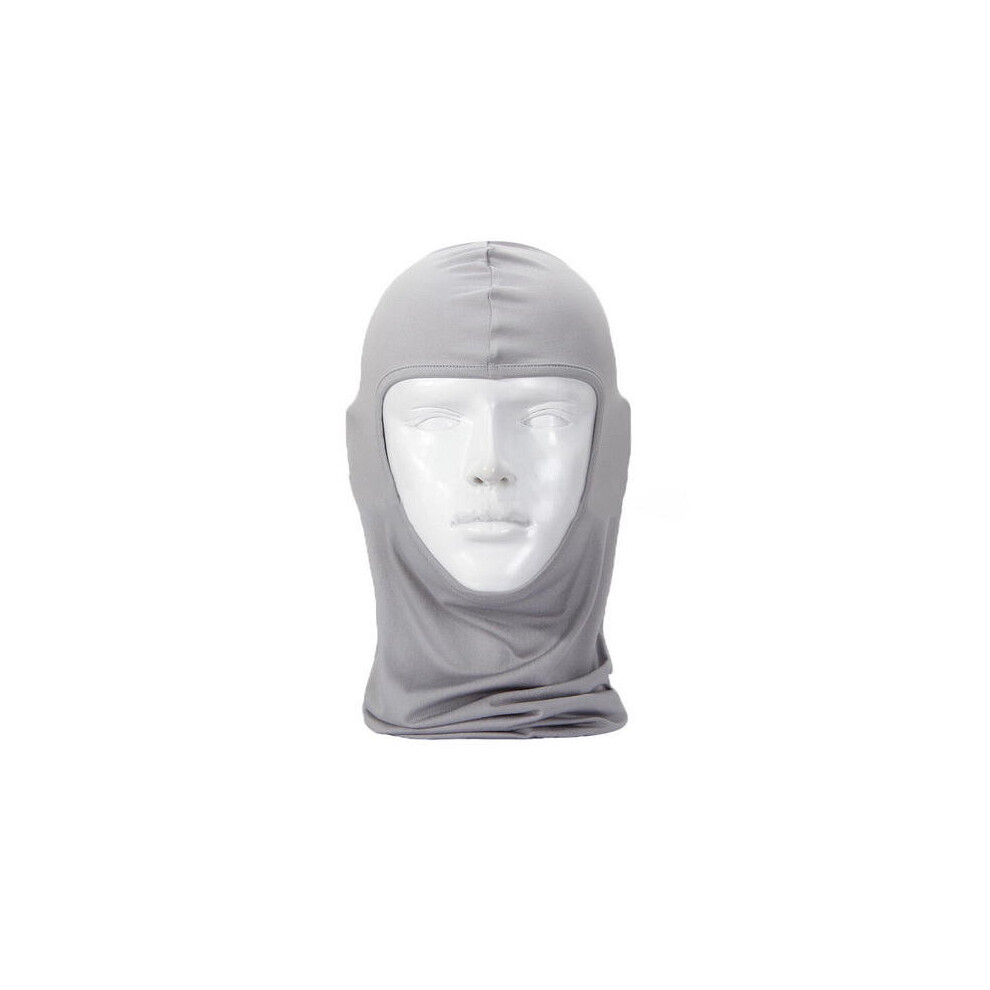 Hiking Sports Dustproof Windproof Face Mask Motorcycle Hood Outdoor Riding Cycling Cap Color Grey 5202984958369