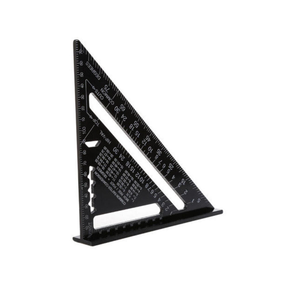 Triangle Ruler Straight Angle Ruler Measuring Tool Quick Read Square Layout Tool Woodworking Gauge Measure 8651958789084